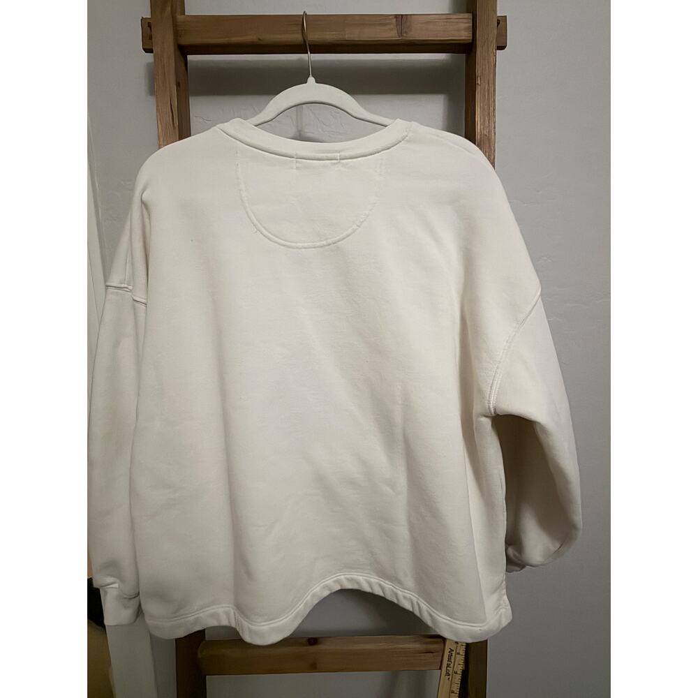 Christmas Crewneck Sweatshirt- with sequin lights and gold trim- L - Picture 5 of 5
